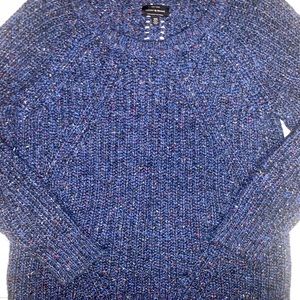 Crazy 8s Sale-LB Indigo Flecked Crewneck Swtr